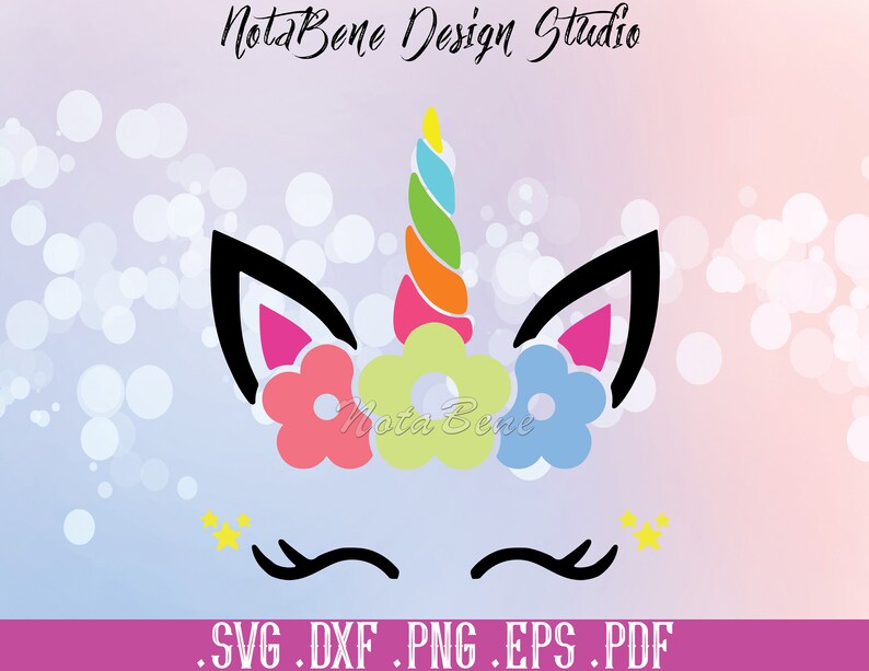 Download Unicorn SVG Rainbow Unicorn Birthday Girl T-shirt design ...