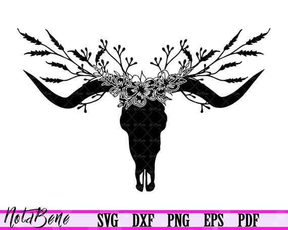 Download Bull Skull Svg Cow Skull Svg Skull Svg Boho Svg Bull Head Etsy