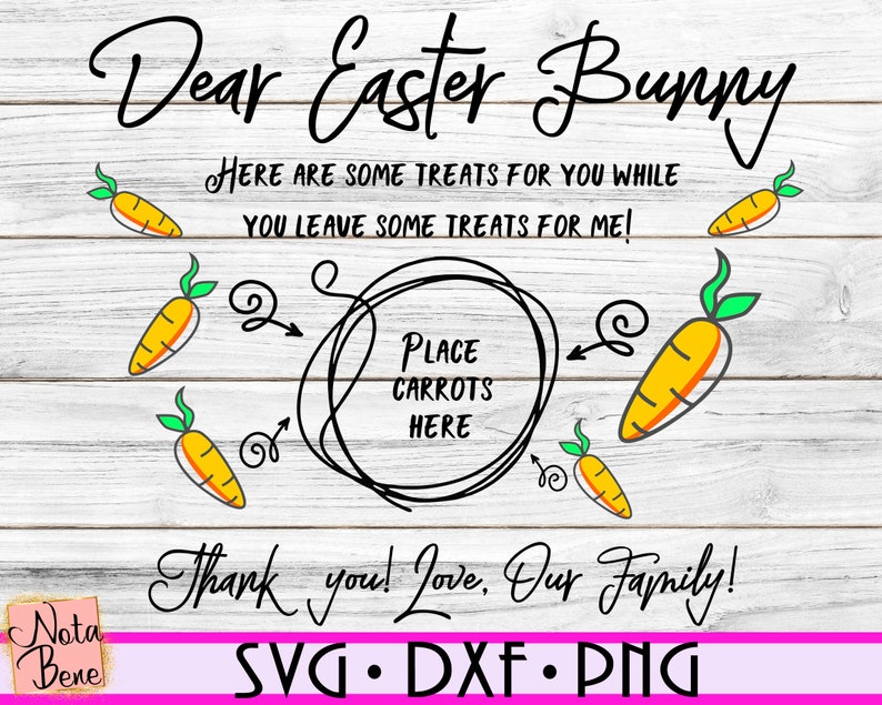 Download Dear Easter Bunny SVG Easter Bunny Cutting Board SVG ...