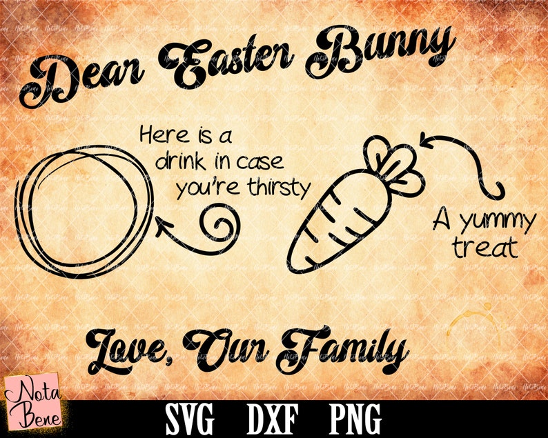 Download Dear Easter Bunny SVG Easter Bunny Cutting Board SVG ...