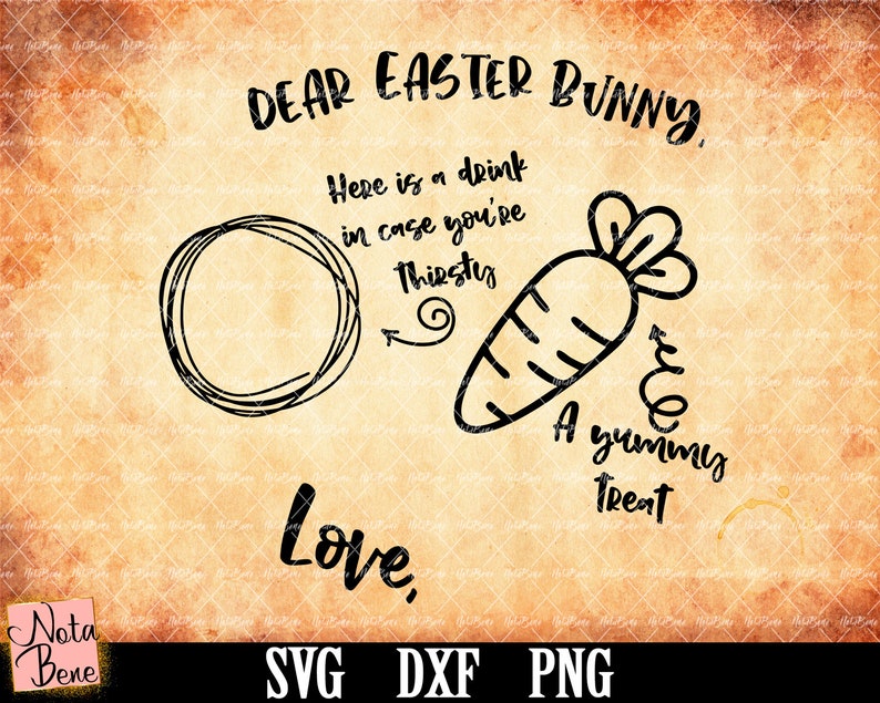 Download Dear Easter Bunny SVG Easter Bunny Tray SVG Easter Bunny ...