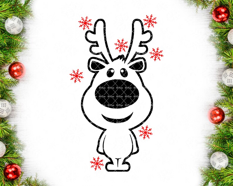 Download Cute Moose Svg Clipart Christmas Funny Moose Svg PNG ...