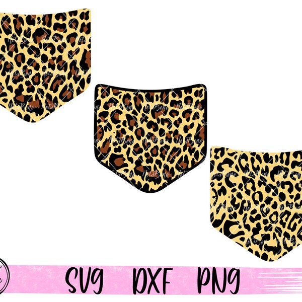 Leopard Print Pocket Etsy