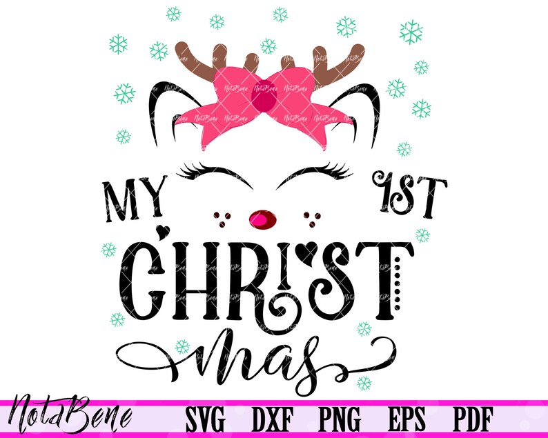 My First Christmas Svg My 1st Christmas Svg Christmas Baby Etsy