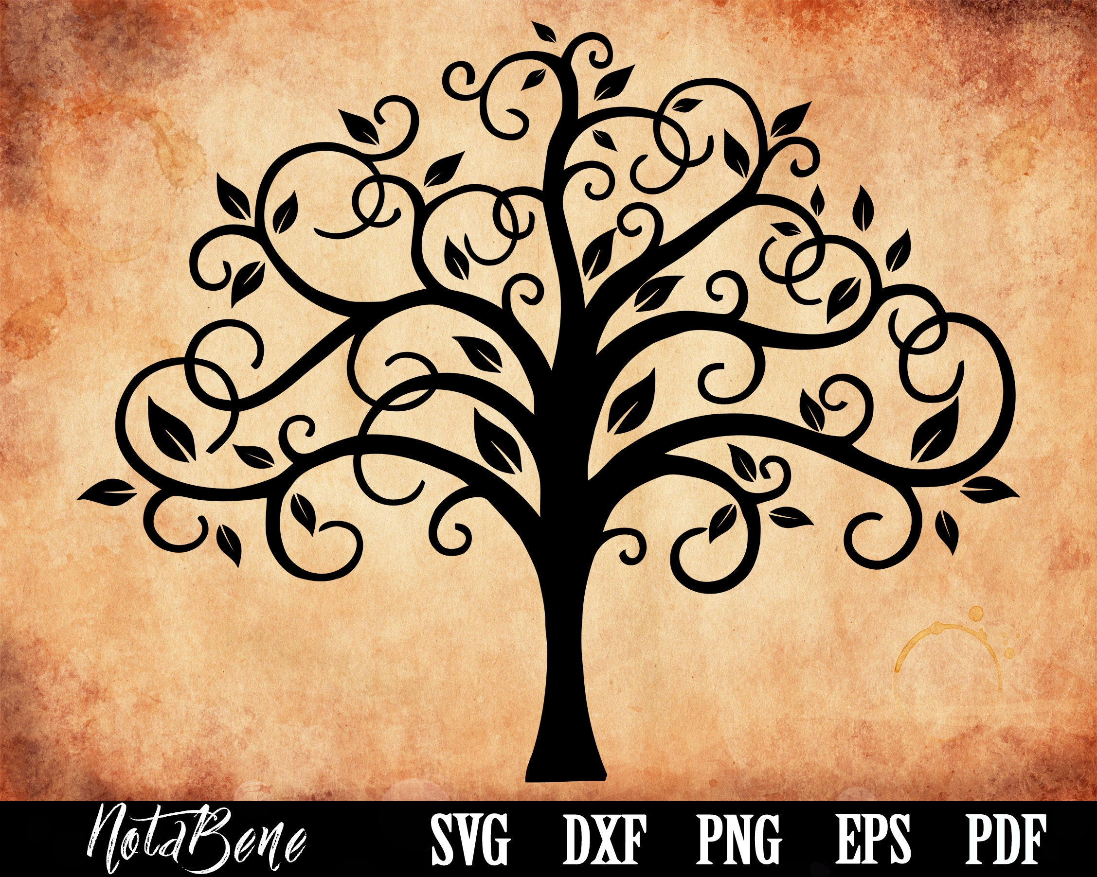 Download Tree Svg Family Tree Svg Family Svg Tree Monogram Family Etsy