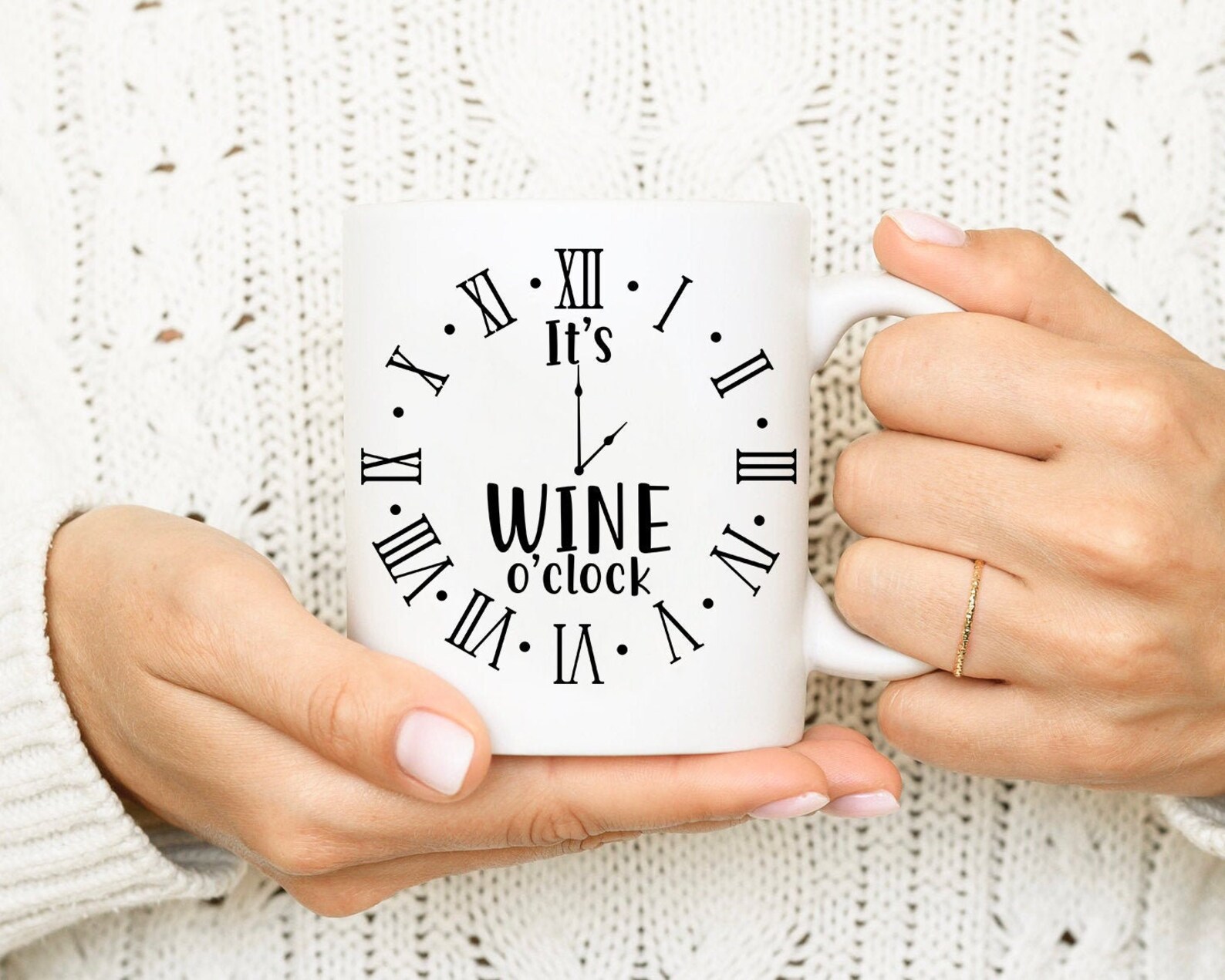 It's Wine O'clock SVG Cut Files Cricut Silhouette | Etsy