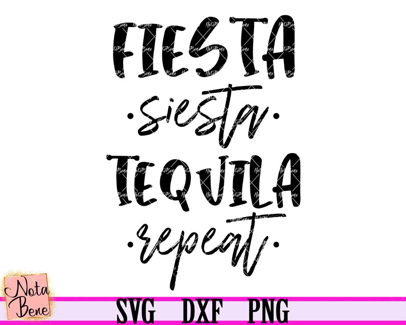 Download Fiesta Siesta Tequila Repeat SVG Bachelorette Party SVG | Etsy