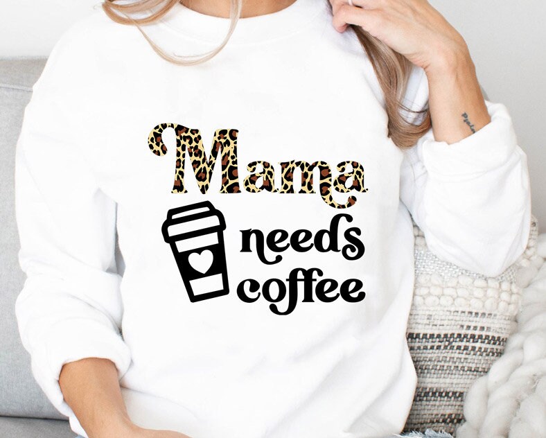 Mama Needs Coffee Svg Mom Life Svg Sublimation Png Design - Etsy