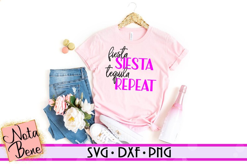 Download Fiesta Siesta Tequila Repeat SVG Bachelorette Party SVG | Etsy