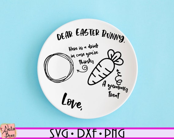 Download Dear Easter Bunny SVG Easter Bunny Tray SVG Easter Bunny ...