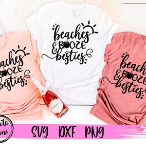 Playas, bebidas alcohólicas, mejores amigas, SVG, viaje de chicas, camisetas de mejores amigas, SVG, vacaciones de chicas, camisetas de playa, camisetas a juego, SVG, Cricut Clipart