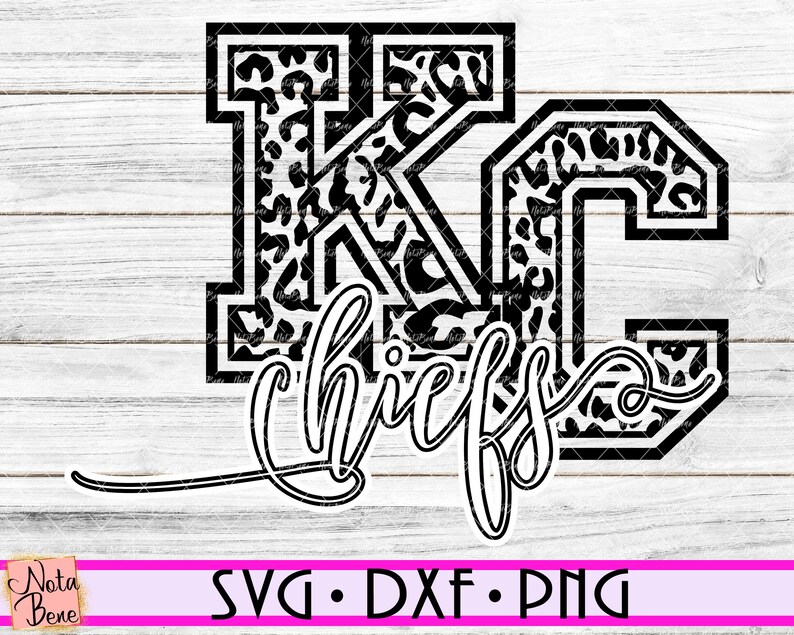 Download KC Chiefs Leopard Print SVG Layered Svg Sports Cheetah | Etsy