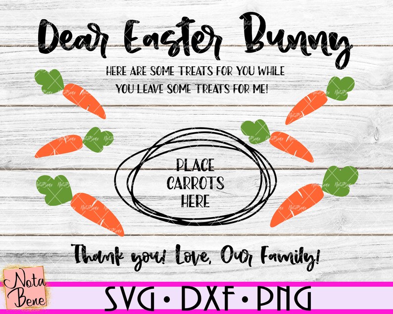Download Dear Easter Bunny SVG Easter Bunny Cutting Board SVG ...