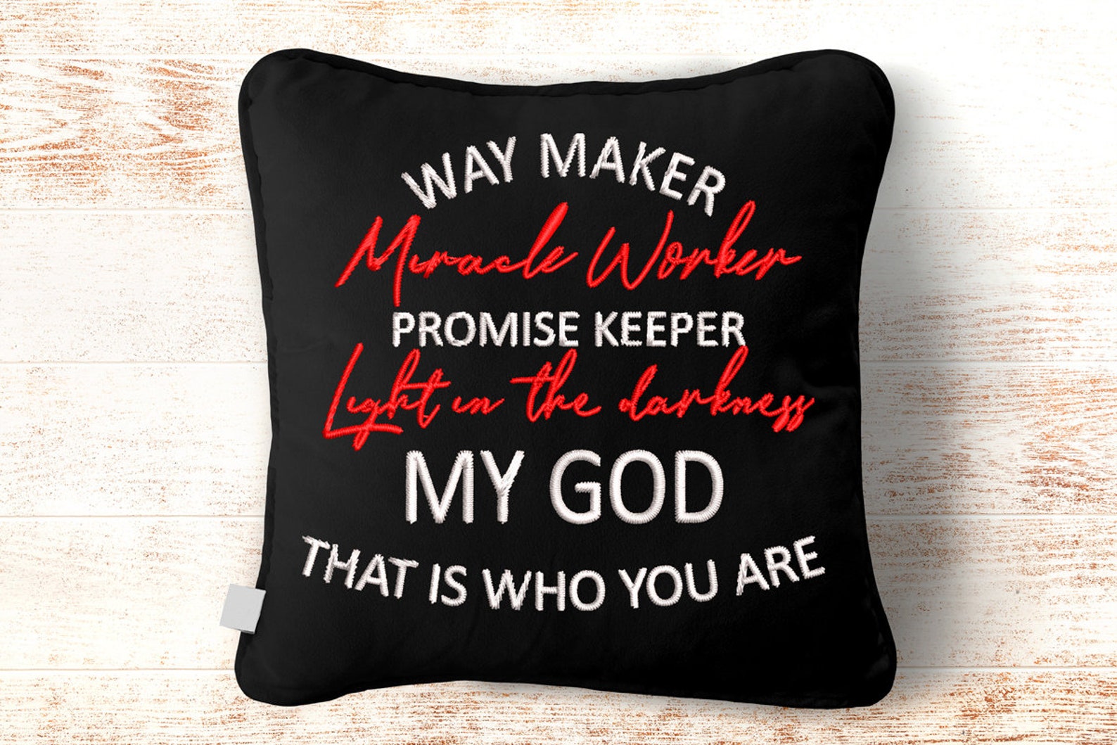 Waymaker Miracle Worker Embroidery Design Faith Embroidery - Etsy
