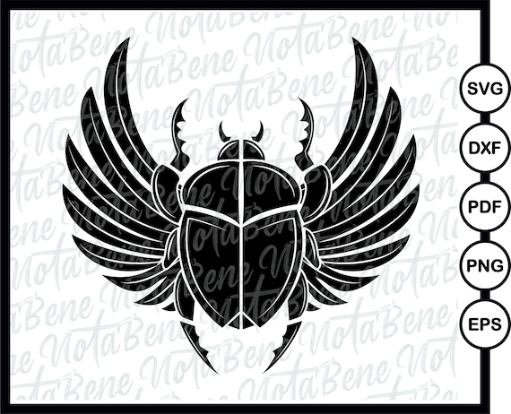 Download Beetle Logo Svg Cut File Bug Svg Scarab Svg Dung Beetle Etsy