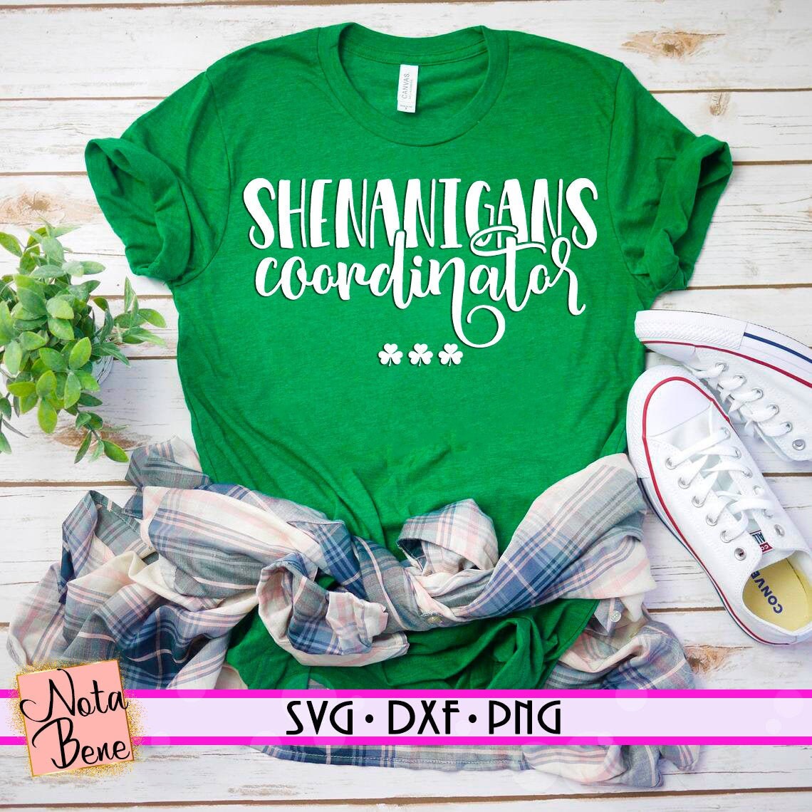 Shenanigans Svg Coordinator SVG St. Patrick’s Day SVG | Etsy