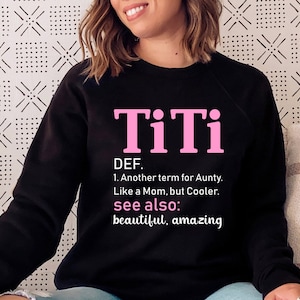 Definizione di Titi SVG, Zia svg, Zia svg, BAE svg, Madrina svg, La migliore zia di sempre svg, Nuova zia svg Benedetta zia svg File di taglio Cricut Png