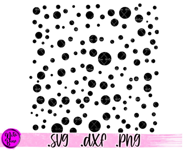 Dxf Svg Cut files for Cricut Dots Pattern SVG Cameo SUBLIMATION PNG