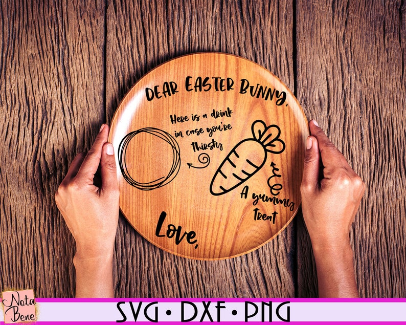 Download Dear Easter Bunny SVG Easter Bunny Tray SVG Easter Bunny ...