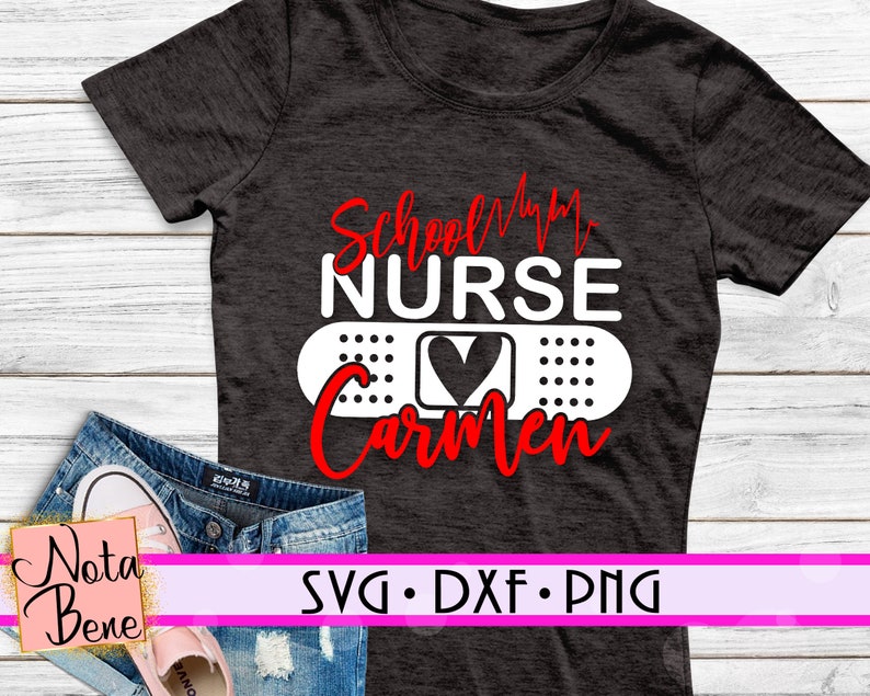 Download CUSTOM School Nurse SVG Custom Nurse Shirt Svg Nursing ...