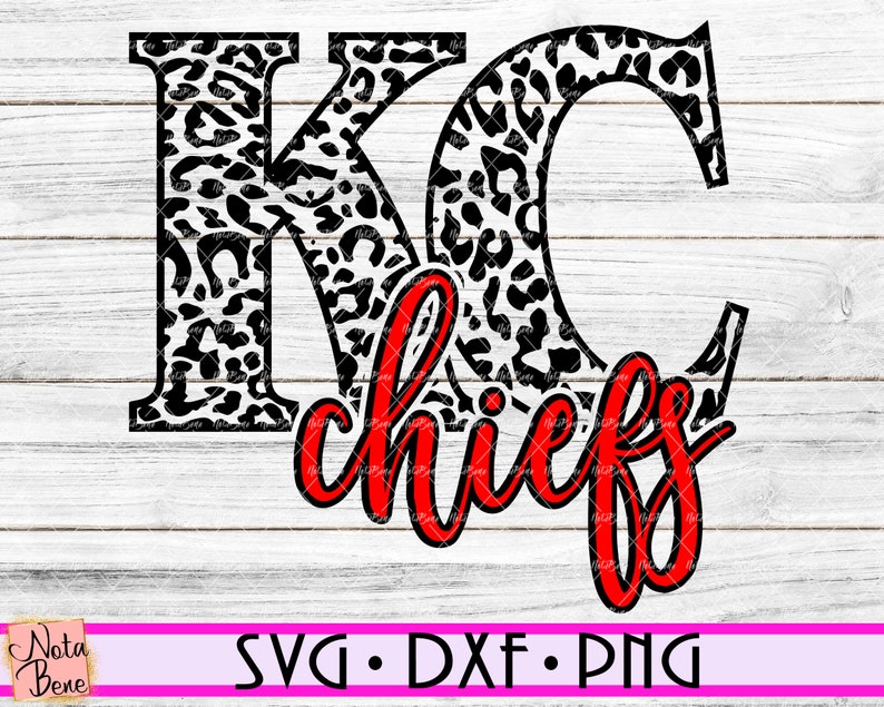 Download LAYERED KC Chiefs Leopard Print Svg Cut File Sports Cricut ...