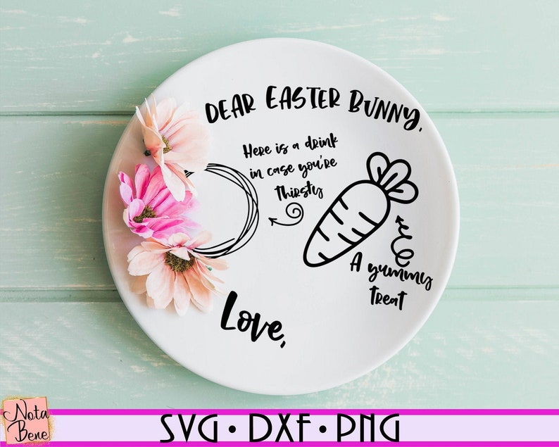 Download Dear Easter Bunny SVG Easter Bunny Tray SVG Easter Bunny ...
