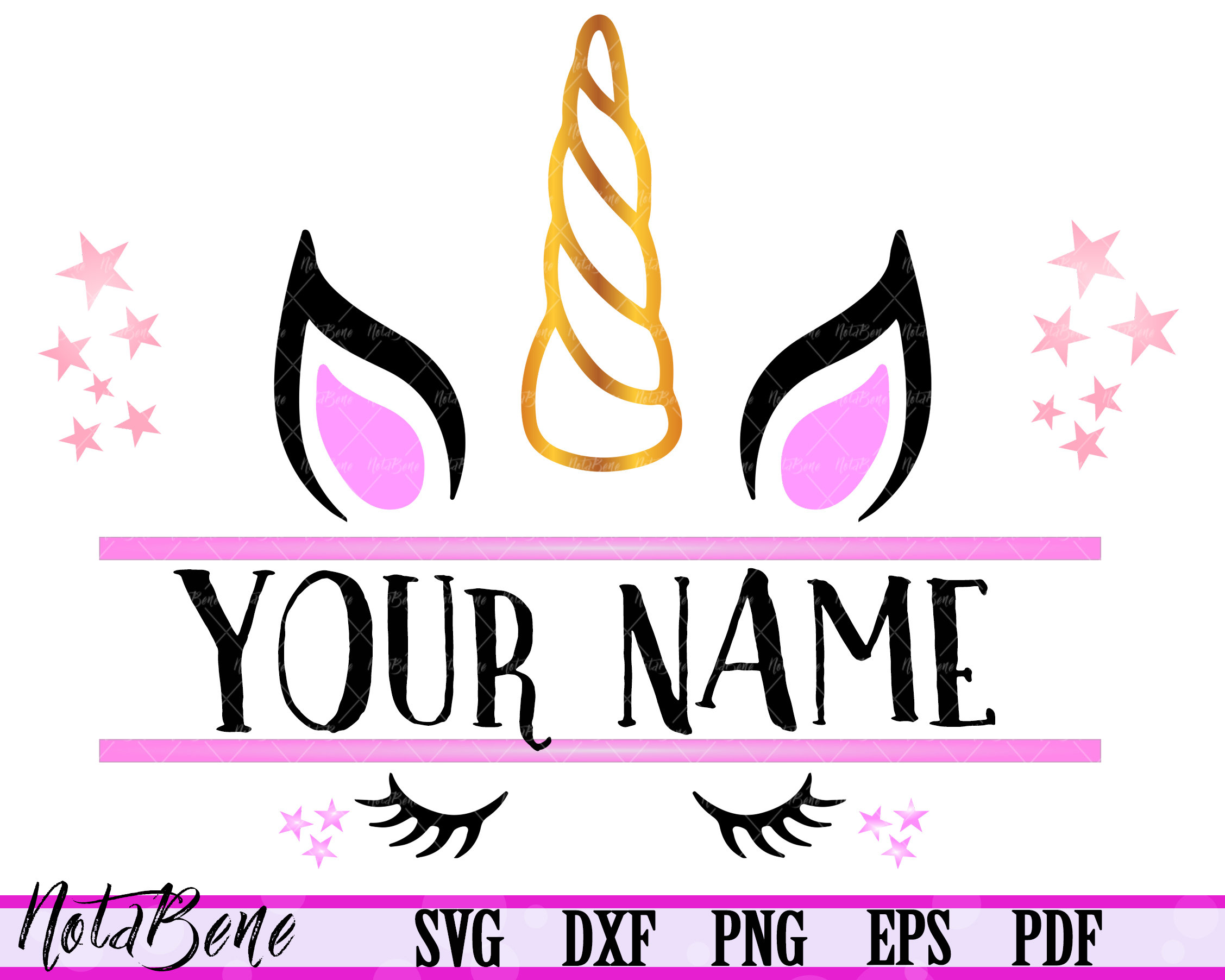 Unicorn Monogram Svg Unicorn Svg Unicorn Monogram Unicorn | Etsy Canada