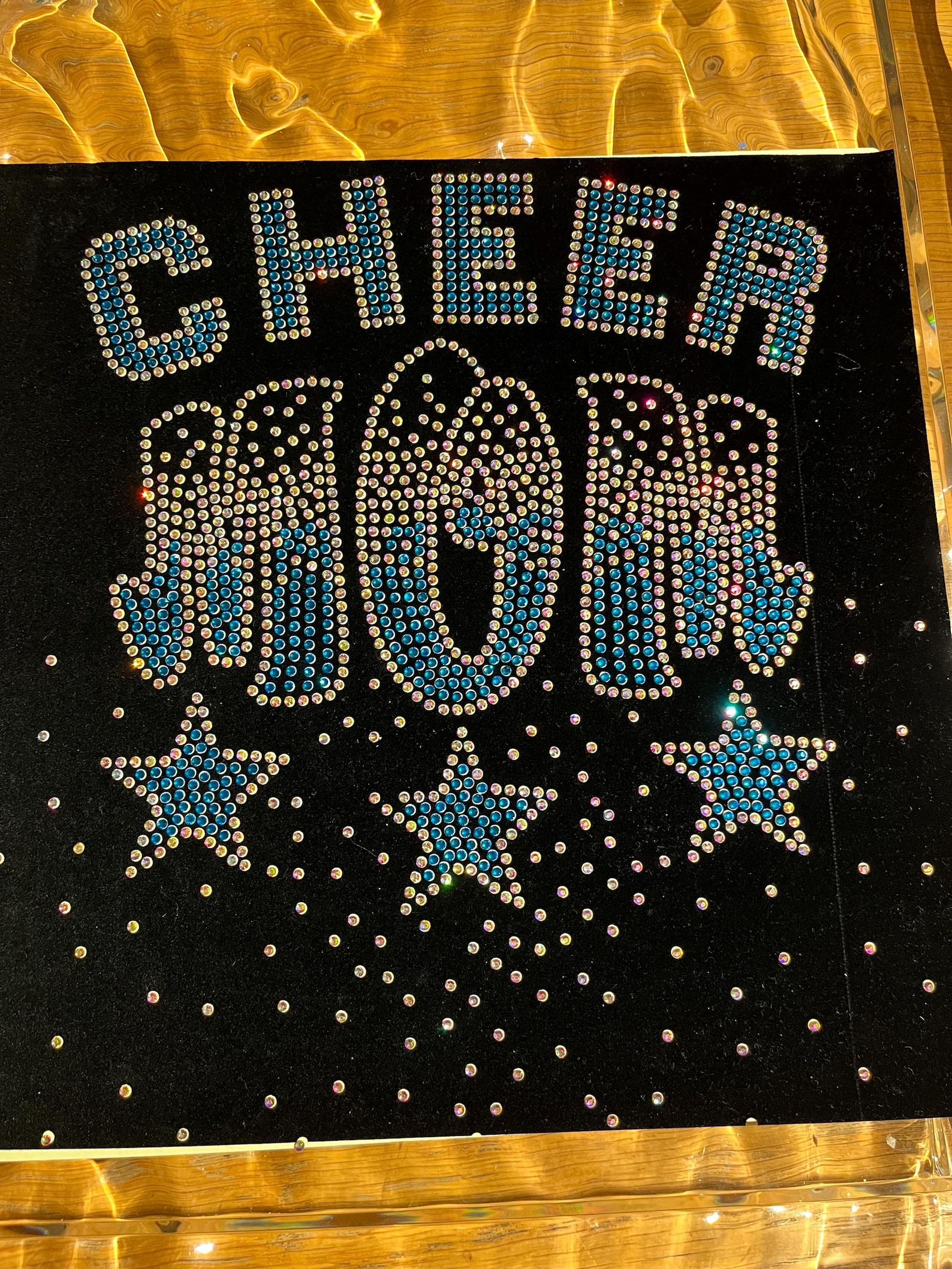 Cheer Mom Rhinestone Template SVG, Cheerleader Scattered Spray Effect ...