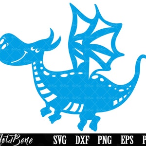 Niedlicher Drache SVG, Fantasy SVG, Baby Drachen svg Cut File, Baby Jungen Kinderzimmer Design druckbare Png, Dragon Clipart, Cricut, CNCPlasma, Png