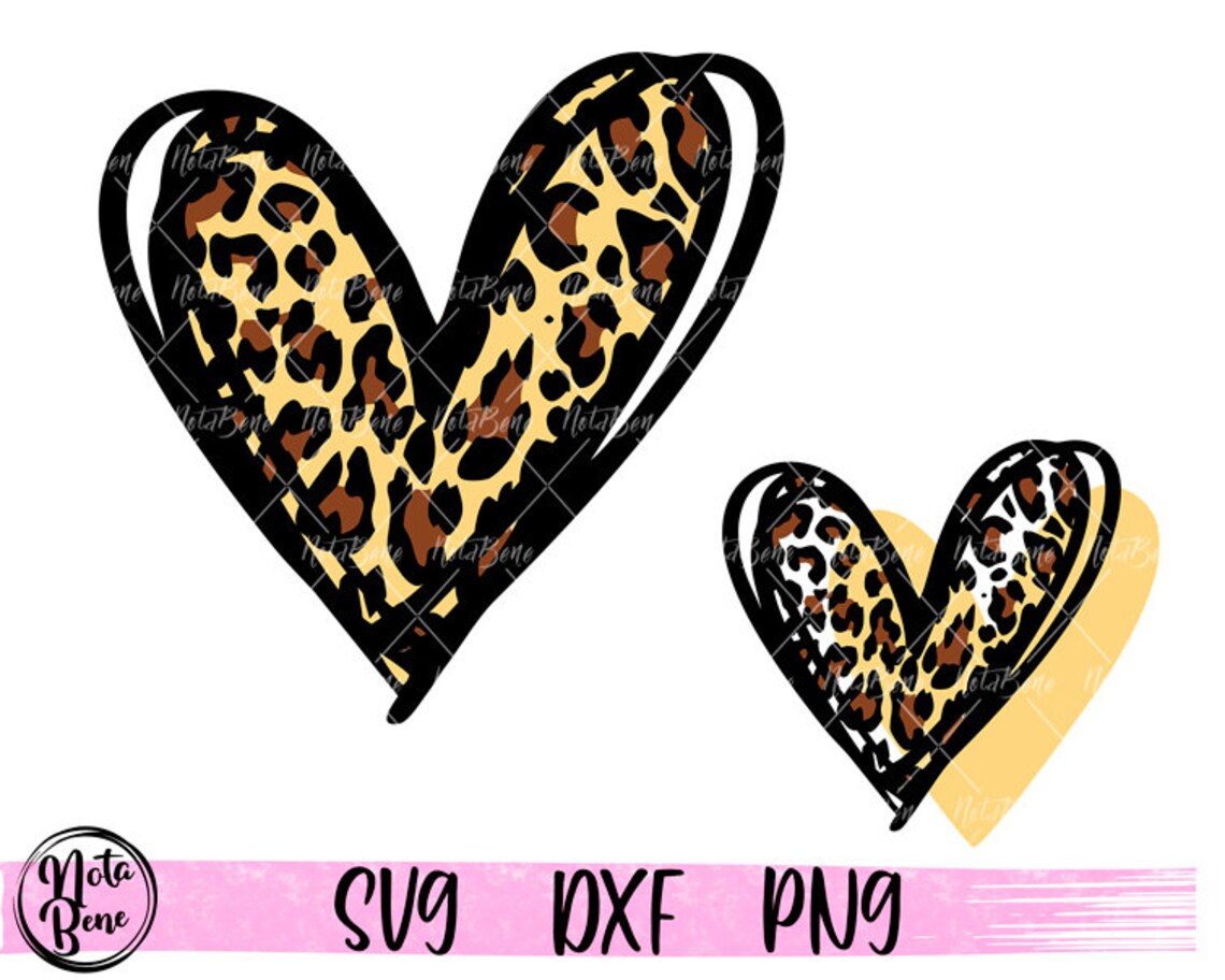 Download LAYERED Leopard Heart SVG Cut file Valentines Day Svg ...