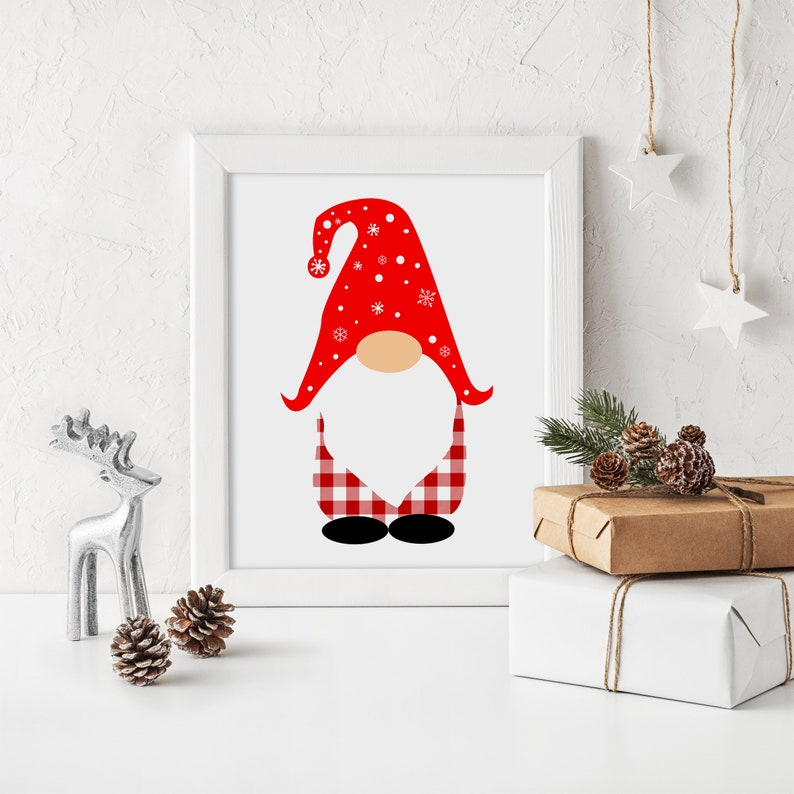 Download Gnome SVG Buffalo Plaid Gnome Svg Gnome Shirt Svg Gnome | Etsy
