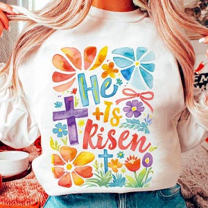 Ha resucitado PNG, Pascua retro png, Mateo 28:6, Pascua cristiana png, Pascua Jesús png, Versículo de la Biblia png, Pincelada Conejito de Pascua png