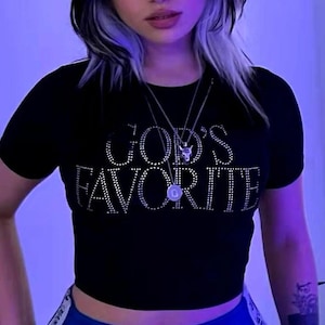 Gods favoriete strass sjabloon SVG, religieuze citaten bling shirt Design (digitale download)