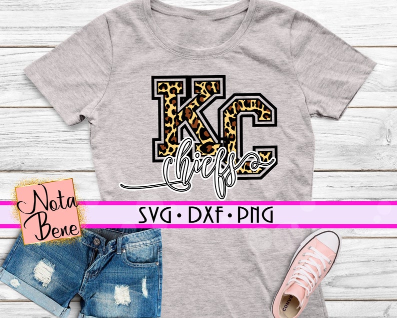 Download LAYERED KC Chiefs Leopard SVG Cheetah Animal Print Sports ...