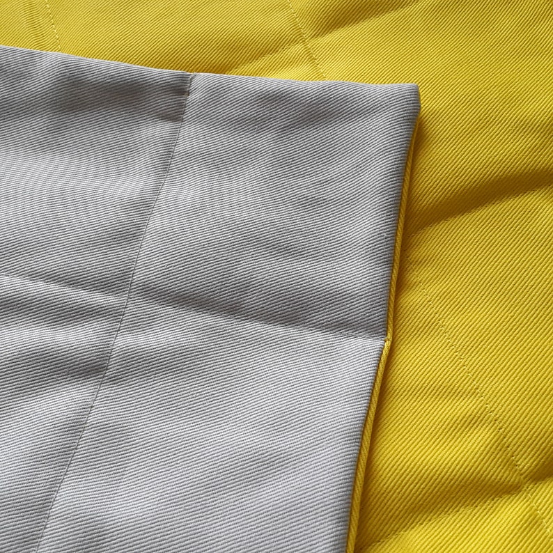 Yellow Weighted Therapy Blanket Unisex Gravity Blanket ADS | Etsy