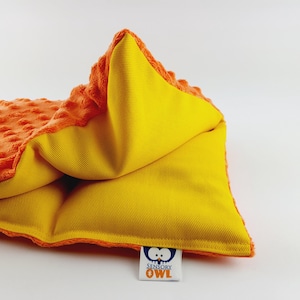 Yellow Cotton Top Weighted Blanket for Children and Adults, selection of fabrics and colours - cooling and soft. 0-20kg. Create yours!