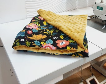 Gewichtete Decke mit Vögeln und Blumen,sensorische Decke,alle Größen und Gewichte erhältlich,wählen Sie Ihren Stil als sensorisches Geschenk