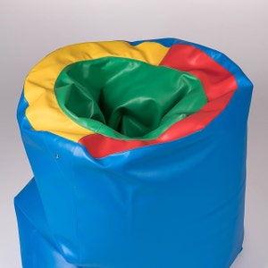 Pouf de tunnel sensoriel imperméable de sac de haricot, pour la maison, l'école et la thérapie