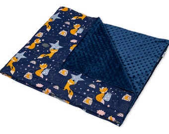 Sleeping Foxes  Weighted Blanket, Sensory Blanket, All sizes & weight available, backing colours selection, Autism, anxiety, ADHD