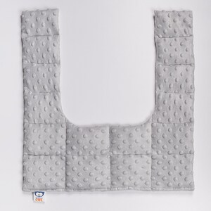 Weighted collar light grey