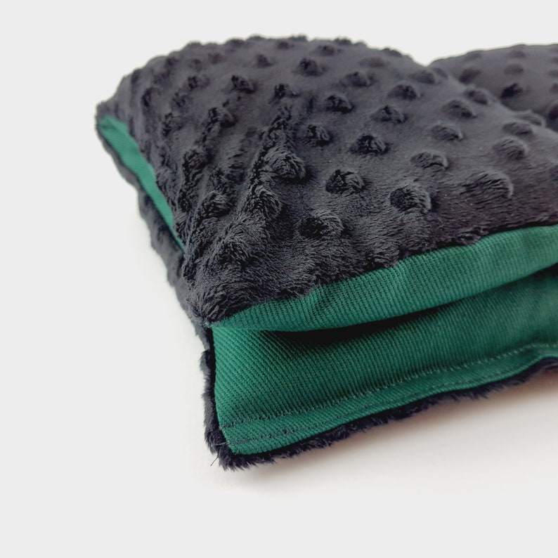 Bottle Green Cotton Weighted Blanket, Sensory Blanket, Sensory gift by sensory owl