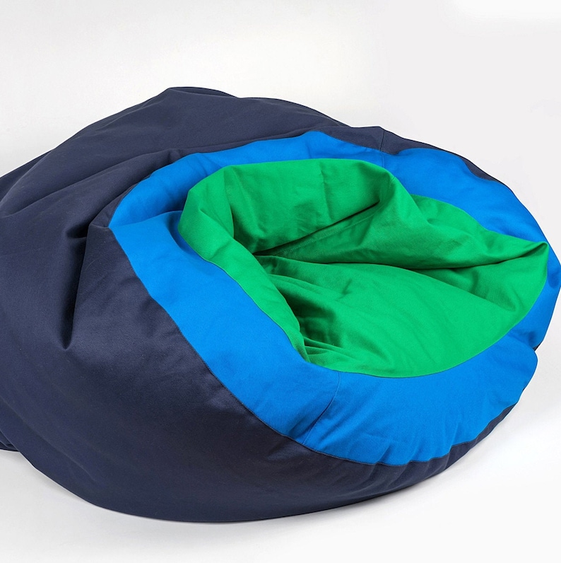 Sensory Bean Bag Tunnel Pouf Removable Cover for Home Etsy