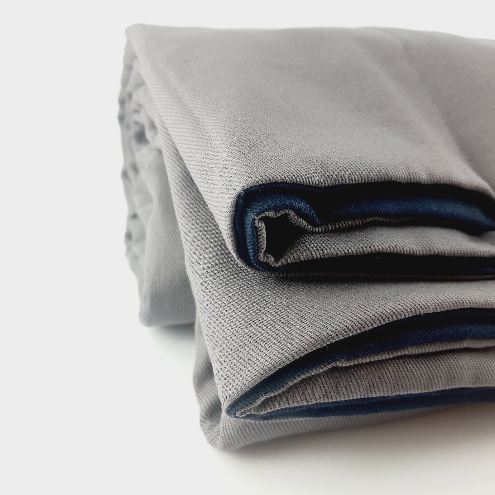 Dark Grey Weighted Blanket Cotton Blanket Sensory Bedding Etsy