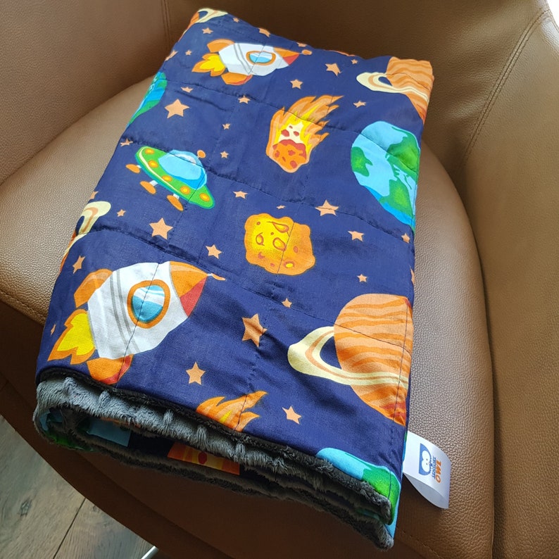 Galaxy Weighted Therapy Blanket Space Theme Pressure Blanket | Etsy
