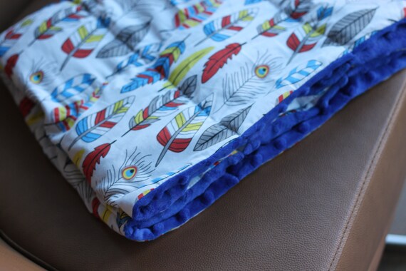 weighted feather blanket