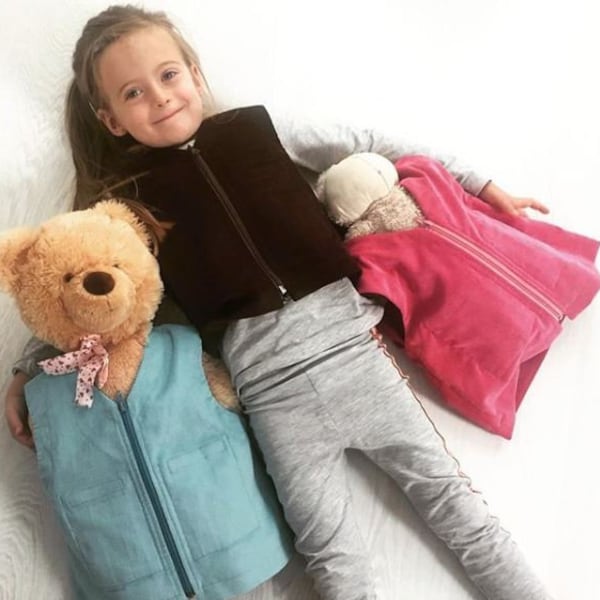 Weighted Vest for Adults and Kids, Made to measure, Sensory Weighted Deep Pressure Vest, 100% Custom Sensory Gift for kids and adults