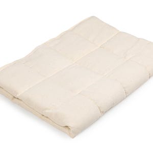 Natural Cotton Weighted Blanket for Children and Adults, selection of fabrics and colours - cooling and soft. 0-20kg. Create yours!