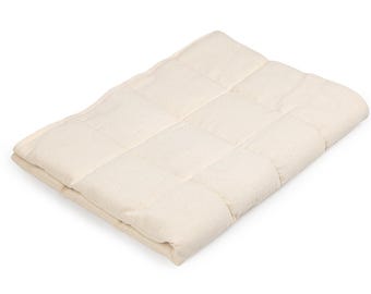 Rohbaumwolle gewichtete Decke, Lap Pad Decke, Decke, Schwerkraftdecke, individuelle Therapiedecke, sensorische Decke, Fokusdecke