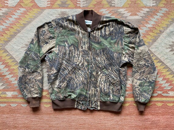 80s 90s Realtree Camo Bomber by Gander 