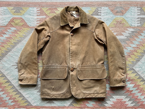 Vintage 1930s 40's Utica Duxbak AERO Field Coat,canvas Hunting